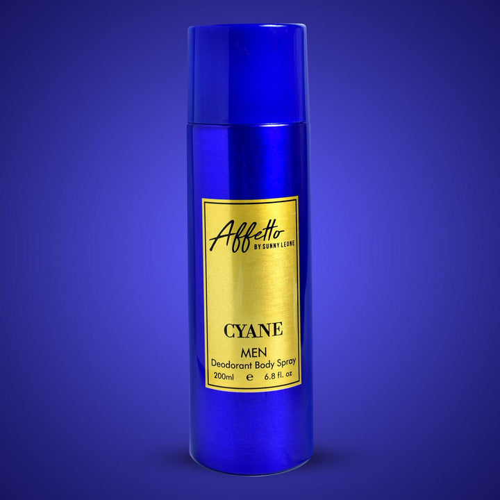 CYANE- FOR HIM AFFETTO BY SUNNY LEONE -200ML-Deodorant-cruelty free cosmetics-Sunny Leone