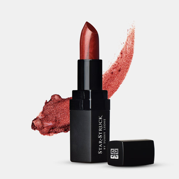 Midnight Twinkle - Shimmer Lipstick - Maroon, Metallic Lipsticks | 4.2gms