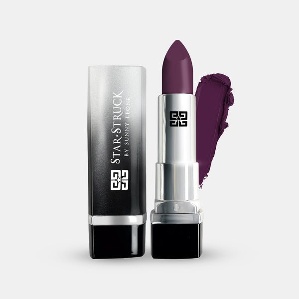 Wine - Luxe Matte Lipstick, Deep Purple | 4.2gms